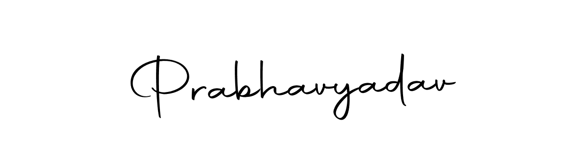 Make a short Prabhavyadav signature style. Manage your documents anywhere anytime using Autography-DOLnW. Create and add eSignatures, submit forms, share and send files easily. Prabhavyadav signature style 10 images and pictures png