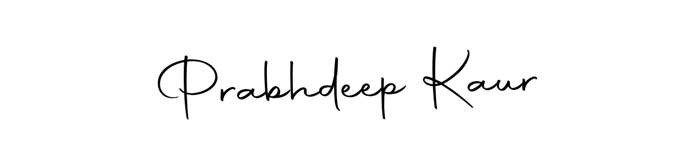 Also we have Prabhdeep Kaur name is the best signature style. Create professional handwritten signature collection using Autography-DOLnW autograph style. Prabhdeep Kaur signature style 10 images and pictures png