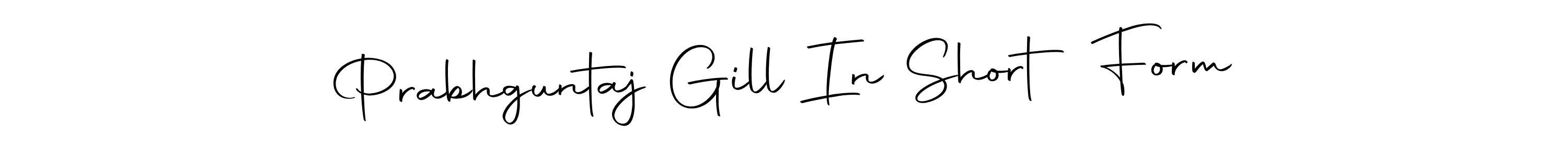 Prabhguntaj Gill In Short Form stylish signature style. Best Handwritten Sign (Autography-DOLnW) for my name. Handwritten Signature Collection Ideas for my name Prabhguntaj Gill In Short Form. Prabhguntaj Gill In Short Form signature style 10 images and pictures png