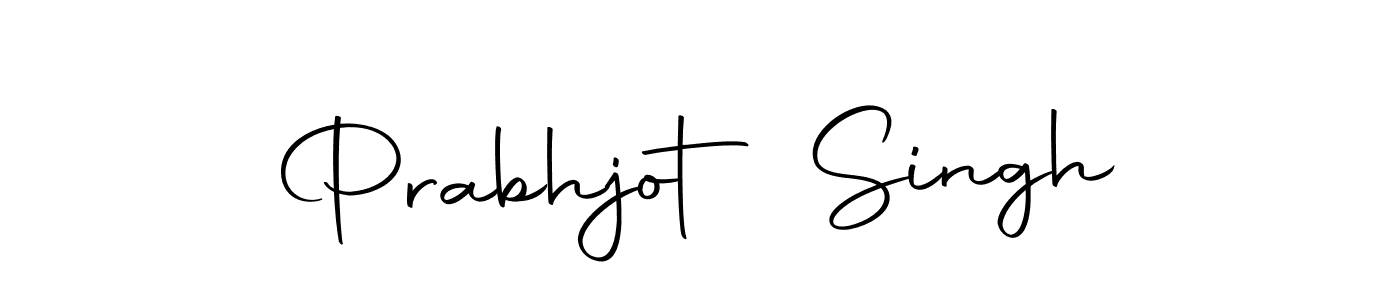 How to make Prabhjot Singh name signature. Use Autography-DOLnW style for creating short signs online. This is the latest handwritten sign. Prabhjot Singh signature style 10 images and pictures png