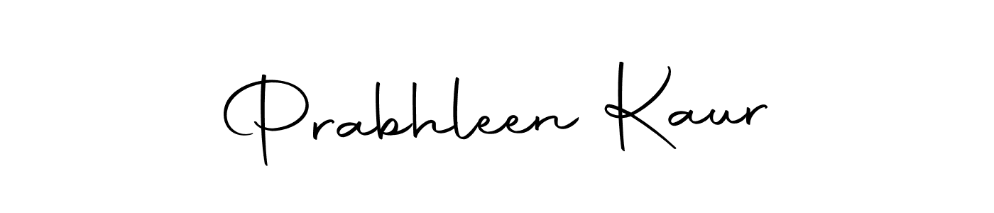 Design your own signature with our free online signature maker. With this signature software, you can create a handwritten (Autography-DOLnW) signature for name Prabhleen Kaur. Prabhleen Kaur signature style 10 images and pictures png