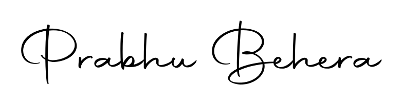 Looking for an artistic signature for Prabhu Behera? The Autography-DOLnW calligraphy style gives a sophisticated flow suitable for business cards and emails. Prabhu Behera signature style 10 images and pictures png