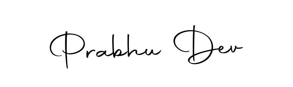 Make a beautiful signature design for name Prabhu Dev. With this signature (Autography-DOLnW) style, you can create a handwritten signature for free. Prabhu Dev signature style 10 images and pictures png