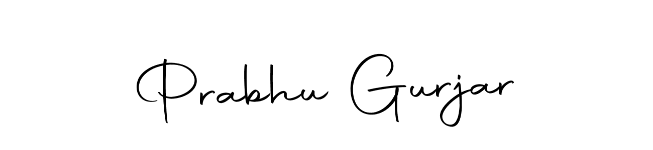 Design your own signature with our free online signature maker. With this signature software, you can create a handwritten (Autography-DOLnW) signature for name Prabhu Gurjar. Prabhu Gurjar signature style 10 images and pictures png