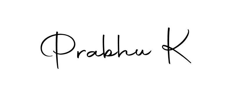 Here are the top 10 professional signature styles for the name Prabhu K. These are the best autograph styles you can use for your name. Prabhu K signature style 10 images and pictures png