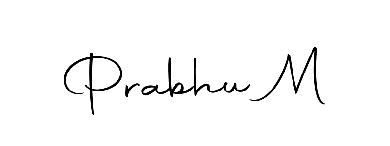 How to make Prabhu M signature? Autography-DOLnW is a professional autograph style. Create handwritten signature for Prabhu M name. Prabhu M signature style 10 images and pictures png