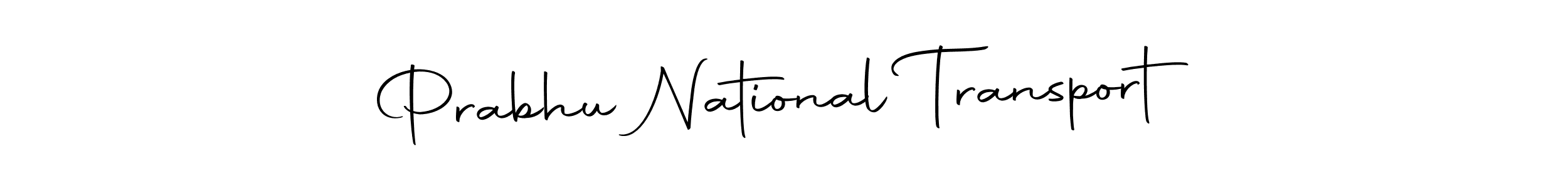 You should practise on your own different ways (Autography-DOLnW) to write your name (Prabhu National Transport) in signature. don't let someone else do it for you. Prabhu National Transport signature style 10 images and pictures png