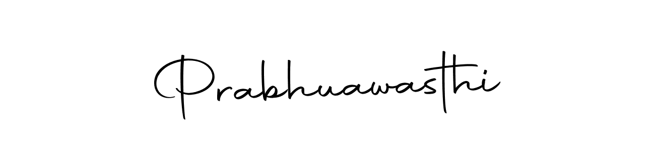 Create a beautiful signature design for name Prabhuawasthi. With this signature (Autography-DOLnW) fonts, you can make a handwritten signature for free. Prabhuawasthi signature style 10 images and pictures png