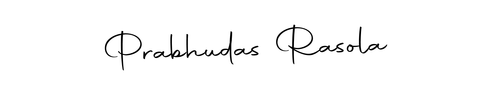 You should practise on your own different ways (Autography-DOLnW) to write your name (Prabhudas Rasola) in signature. don't let someone else do it for you. Prabhudas Rasola signature style 10 images and pictures png