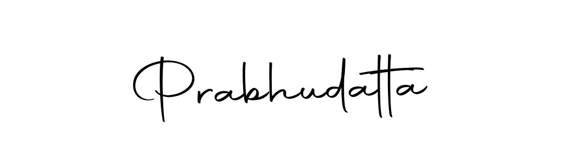 Use a signature maker to create a handwritten signature online. With this signature software, you can design (Autography-DOLnW) your own signature for name Prabhudatta. Prabhudatta signature style 10 images and pictures png