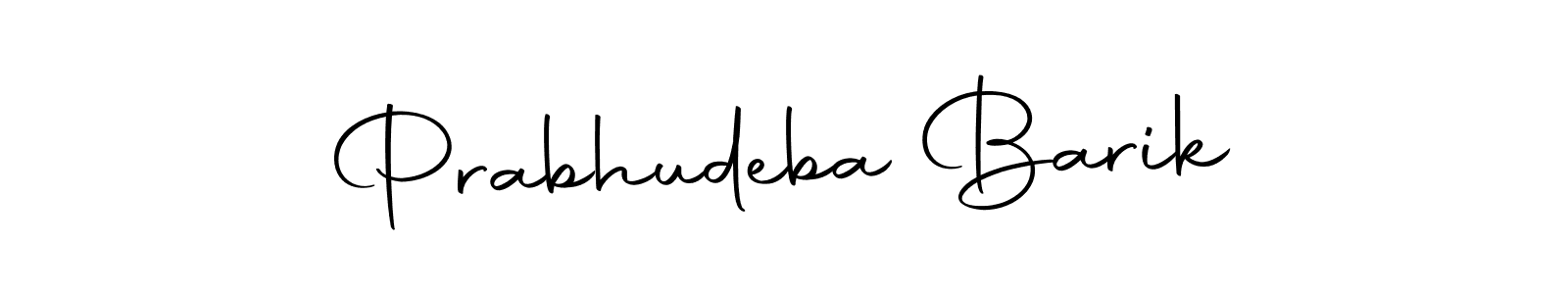 The best way (Autography-DOLnW) to make a short signature is to pick only two or three words in your name. The name Prabhudeba Barik include a total of six letters. For converting this name. Prabhudeba Barik signature style 10 images and pictures png