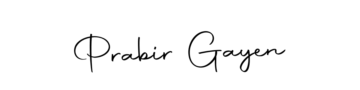 How to make Prabir Gayen signature? Autography-DOLnW is a professional autograph style. Create handwritten signature for Prabir Gayen name. Prabir Gayen signature style 10 images and pictures png