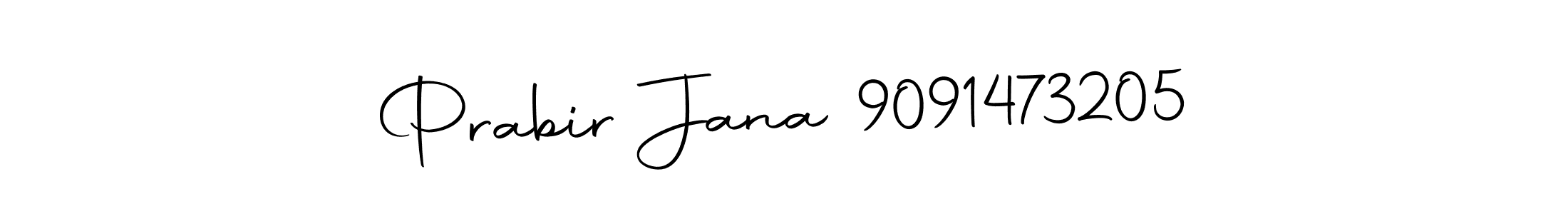 Design your own signature with our free online signature maker. With this signature software, you can create a handwritten (Autography-DOLnW) signature for name Prabir Jana 9091473205. Prabir Jana 9091473205 signature style 10 images and pictures png