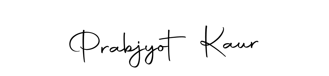 Make a beautiful signature design for name Prabjyot Kaur. Use this online signature maker to create a handwritten signature for free. Prabjyot Kaur signature style 10 images and pictures png