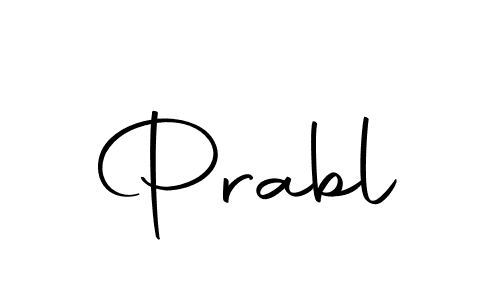 Make a beautiful signature design for name Prabl. With this signature (Autography-DOLnW) style, you can create a handwritten signature for free. Prabl signature style 10 images and pictures png