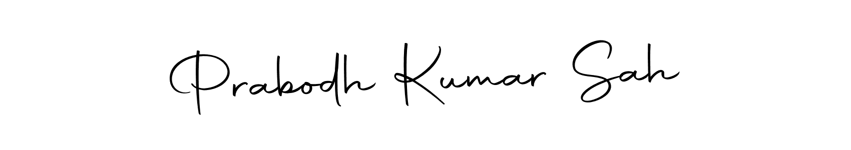 Make a beautiful signature design for name Prabodh Kumar Sah. Use this online signature maker to create a handwritten signature for free. Prabodh Kumar Sah signature style 10 images and pictures png