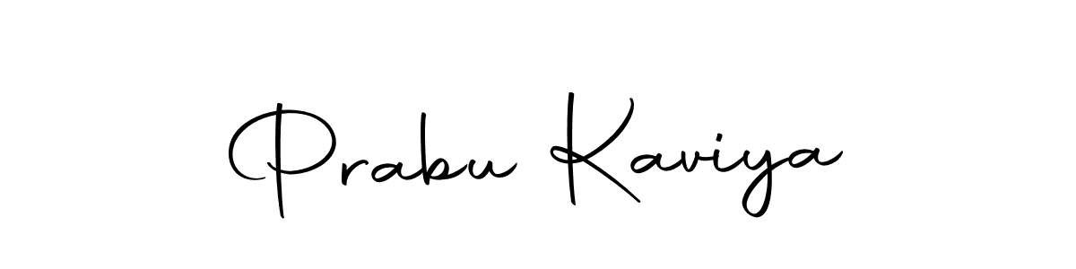 Use a signature maker to create a handwritten signature online. With this signature software, you can design (Autography-DOLnW) your own signature for name Prabu Kaviya. Prabu Kaviya signature style 10 images and pictures png