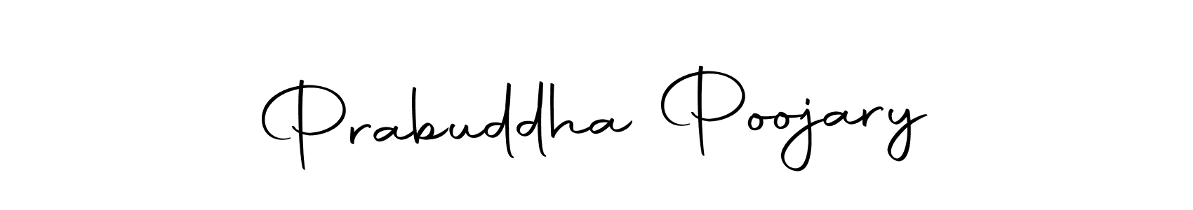 Make a beautiful signature design for name Prabuddha Poojary. Use this online signature maker to create a handwritten signature for free. Prabuddha Poojary signature style 10 images and pictures png