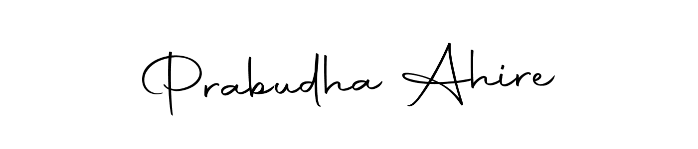 Create a beautiful signature design for name Prabudha Ahire. With this signature (Autography-DOLnW) fonts, you can make a handwritten signature for free. Prabudha Ahire signature style 10 images and pictures png