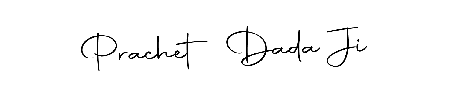The best way (Autography-DOLnW) to make a short signature is to pick only two or three words in your name. The name Prachet Dada Ji include a total of six letters. For converting this name. Prachet Dada Ji signature style 10 images and pictures png