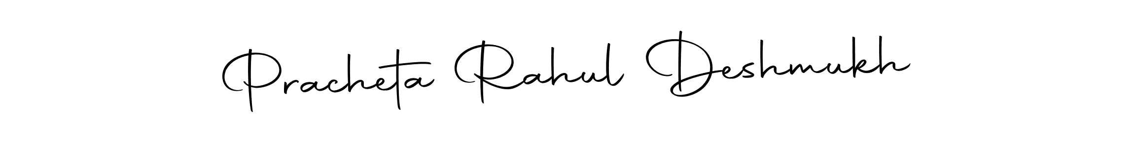 Also we have Pracheta Rahul Deshmukh name is the best signature style. Create professional handwritten signature collection using Autography-DOLnW autograph style. Pracheta Rahul Deshmukh signature style 10 images and pictures png