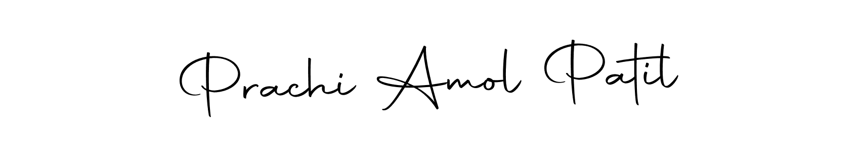 Prachi Amol Patil stylish signature style. Best Handwritten Sign (Autography-DOLnW) for my name. Handwritten Signature Collection Ideas for my name Prachi Amol Patil. Prachi Amol Patil signature style 10 images and pictures png