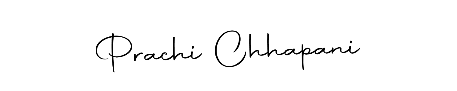 Create a beautiful signature design for name Prachi Chhapani. With this signature (Autography-DOLnW) fonts, you can make a handwritten signature for free. Prachi Chhapani signature style 10 images and pictures png