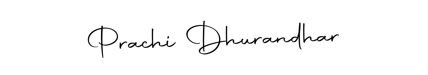 Make a beautiful signature design for name Prachi Dhurandhar. With this signature (Autography-DOLnW) style, you can create a handwritten signature for free. Prachi Dhurandhar signature style 10 images and pictures png