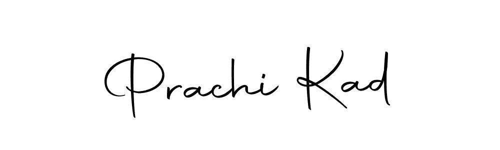 Design your own signature with our free online signature maker. With this signature software, you can create a handwritten (Autography-DOLnW) signature for name Prachi Kad. Prachi Kad signature style 10 images and pictures png