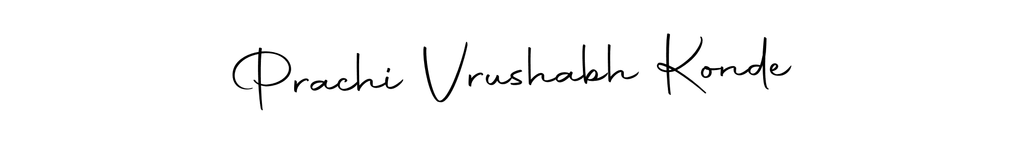 Create a beautiful signature design for name Prachi Vrushabh Konde. With this signature (Autography-DOLnW) fonts, you can make a handwritten signature for free. Prachi Vrushabh Konde signature style 10 images and pictures png