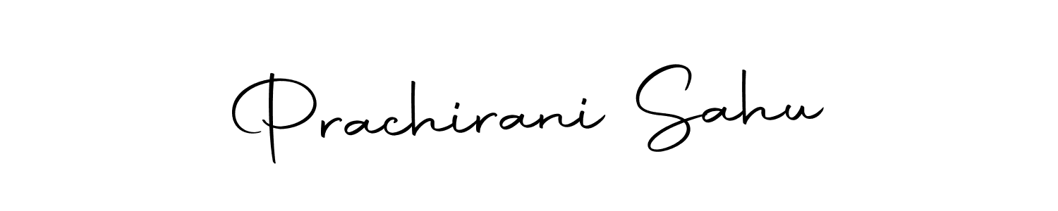 How to make Prachirani Sahu name signature. Use Autography-DOLnW style for creating short signs online. This is the latest handwritten sign. Prachirani Sahu signature style 10 images and pictures png