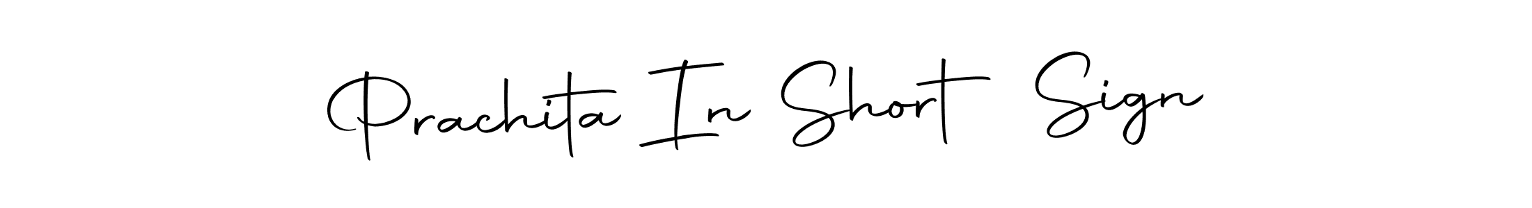 How to make Prachita In Short Sign name signature. Use Autography-DOLnW style for creating short signs online. This is the latest handwritten sign. Prachita In Short Sign signature style 10 images and pictures png