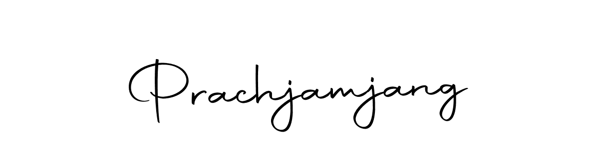 How to make Prachjamjang name signature. Use Autography-DOLnW style for creating short signs online. This is the latest handwritten sign. Prachjamjang signature style 10 images and pictures png