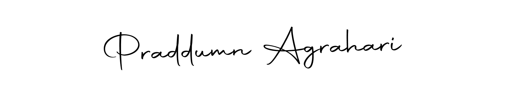 Autography-DOLnW is a professional signature style that is perfect for those who want to add a touch of class to their signature. It is also a great choice for those who want to make their signature more unique. Get Praddumn Agrahari name to fancy signature for free. Praddumn Agrahari signature style 10 images and pictures png