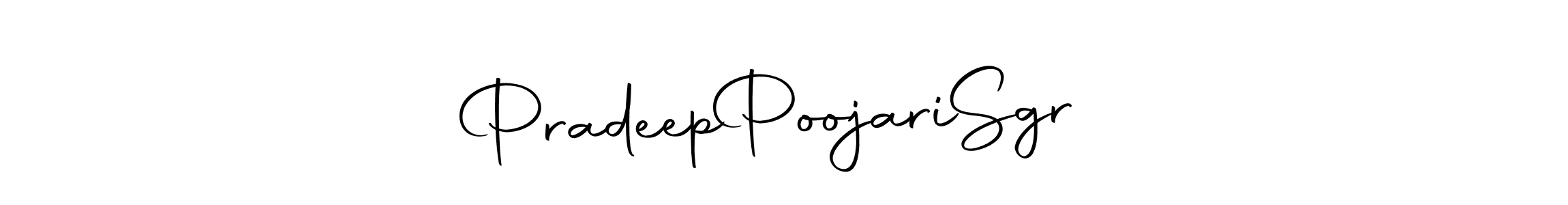 You can use this online signature creator to create a handwritten signature for the name Pradeep  Poojari  Sgr  . This is the best online autograph maker. Pradeep  Poojari  Sgr   signature style 10 images and pictures png