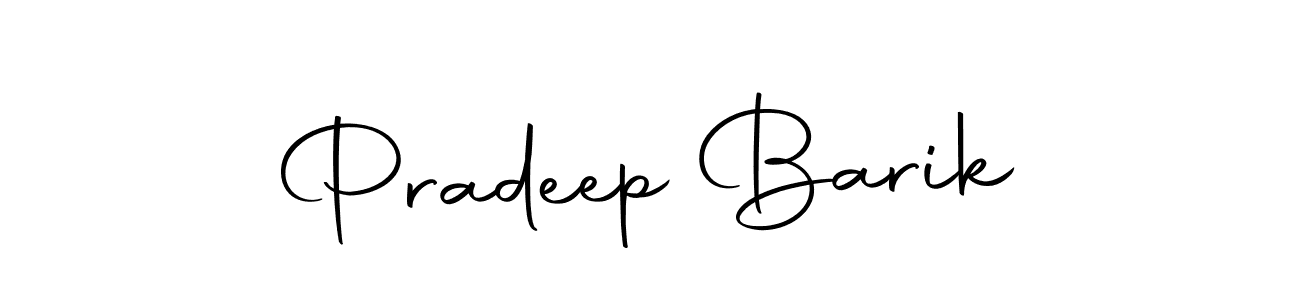 Make a beautiful signature design for name Pradeep Barik. Use this online signature maker to create a handwritten signature for free. Pradeep Barik signature style 10 images and pictures png