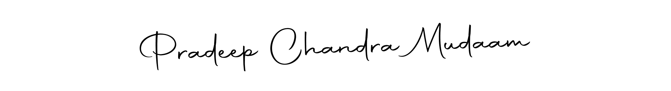 How to make Pradeep Chandra Mudaam signature? Autography-DOLnW is a professional autograph style. Create handwritten signature for Pradeep Chandra Mudaam name. Pradeep Chandra Mudaam signature style 10 images and pictures png