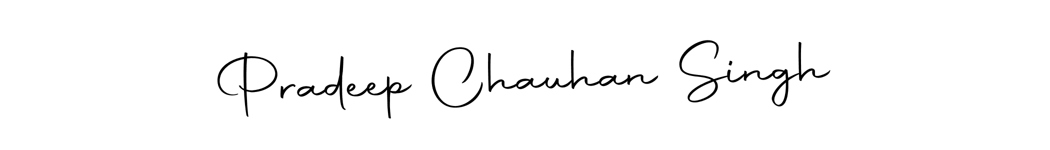 Make a beautiful signature design for name Pradeep Chauhan Singh. With this signature (Autography-DOLnW) style, you can create a handwritten signature for free. Pradeep Chauhan Singh signature style 10 images and pictures png