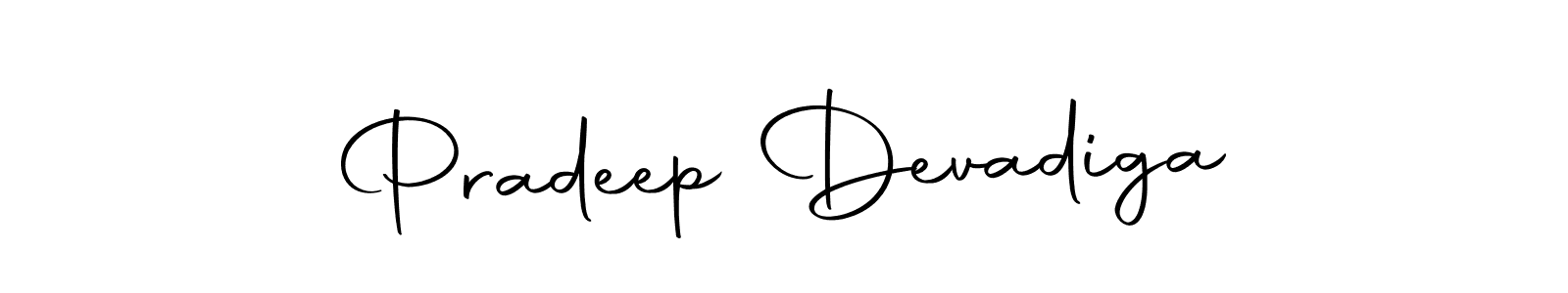 Make a beautiful signature design for name Pradeep Devadiga. Use this online signature maker to create a handwritten signature for free. Pradeep Devadiga signature style 10 images and pictures png