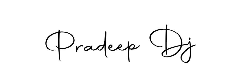 Create a beautiful signature design for name Pradeep Dj. With this signature (Autography-DOLnW) fonts, you can make a handwritten signature for free. Pradeep Dj signature style 10 images and pictures png