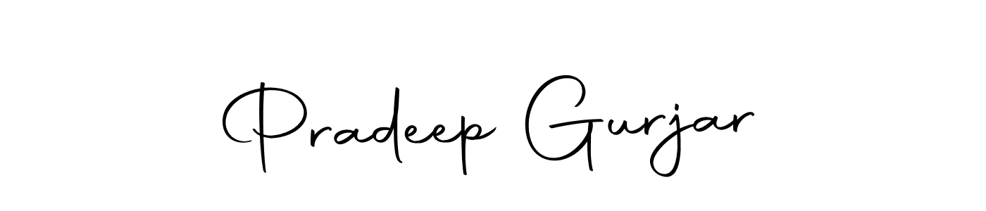 Design your own signature with our free online signature maker. With this signature software, you can create a handwritten (Autography-DOLnW) signature for name Pradeep Gurjar. Pradeep Gurjar signature style 10 images and pictures png