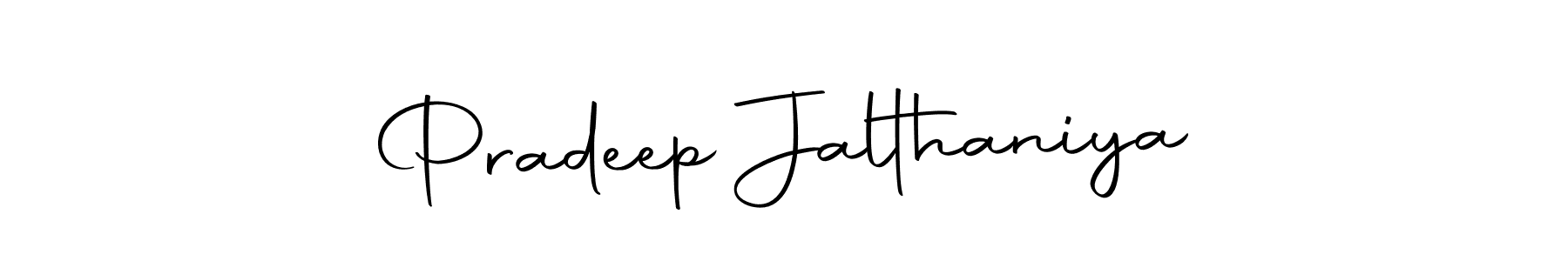 The best way (Autography-DOLnW) to make a short signature is to pick only two or three words in your name. The name Pradeep Jalthaniya include a total of six letters. For converting this name. Pradeep Jalthaniya signature style 10 images and pictures png