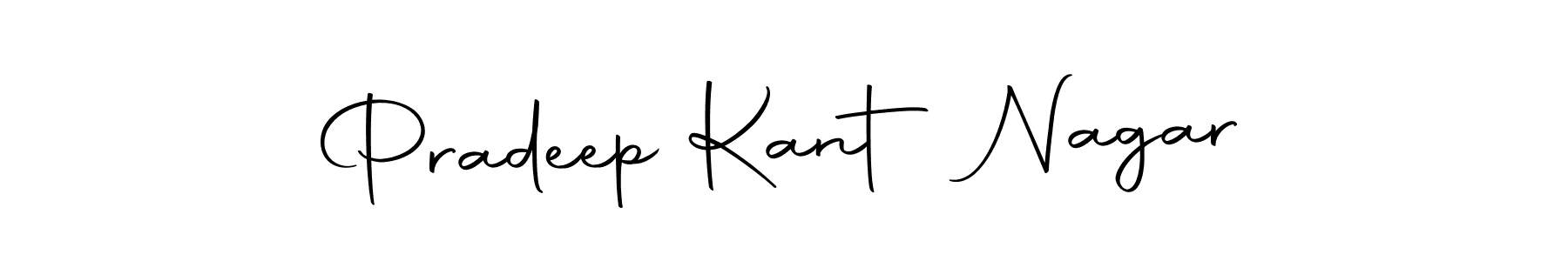 The best way (Autography-DOLnW) to make a short signature is to pick only two or three words in your name. The name Pradeep Kant Nagar include a total of six letters. For converting this name. Pradeep Kant Nagar signature style 10 images and pictures png