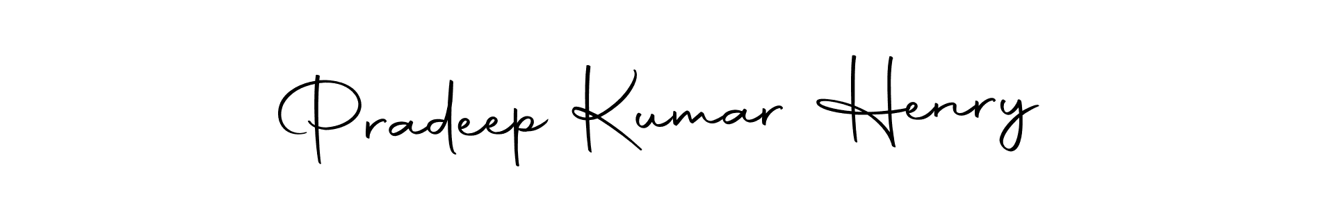 Use a signature maker to create a handwritten signature online. With this signature software, you can design (Autography-DOLnW) your own signature for name Pradeep Kumar Henry. Pradeep Kumar Henry signature style 10 images and pictures png