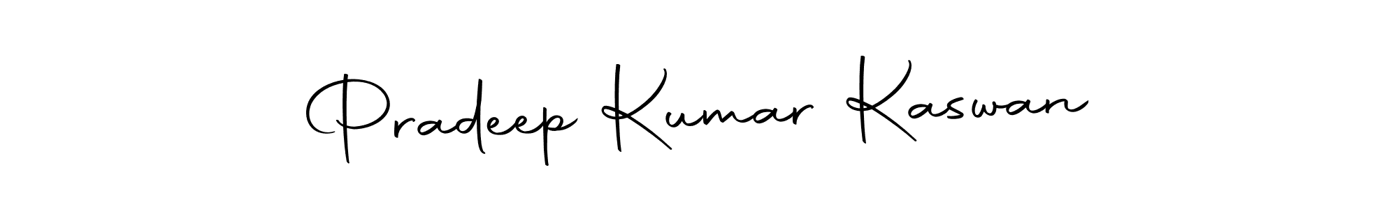 Make a short Pradeep Kumar Kaswan signature style. Manage your documents anywhere anytime using Autography-DOLnW. Create and add eSignatures, submit forms, share and send files easily. Pradeep Kumar Kaswan signature style 10 images and pictures png