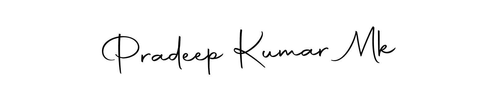 Also we have Pradeep Kumar Mk name is the best signature style. Create professional handwritten signature collection using Autography-DOLnW autograph style. Pradeep Kumar Mk signature style 10 images and pictures png
