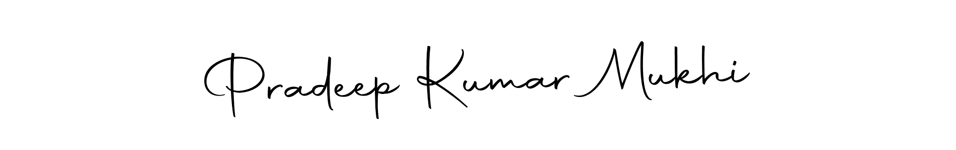 Make a beautiful signature design for name Pradeep Kumar Mukhi. Use this online signature maker to create a handwritten signature for free. Pradeep Kumar Mukhi signature style 10 images and pictures png