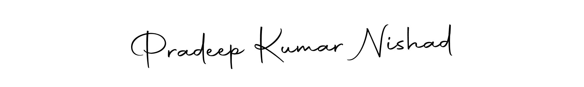 This is the best signature style for the Pradeep Kumar Nishad name. Also you like these signature font (Autography-DOLnW). Mix name signature. Pradeep Kumar Nishad signature style 10 images and pictures png