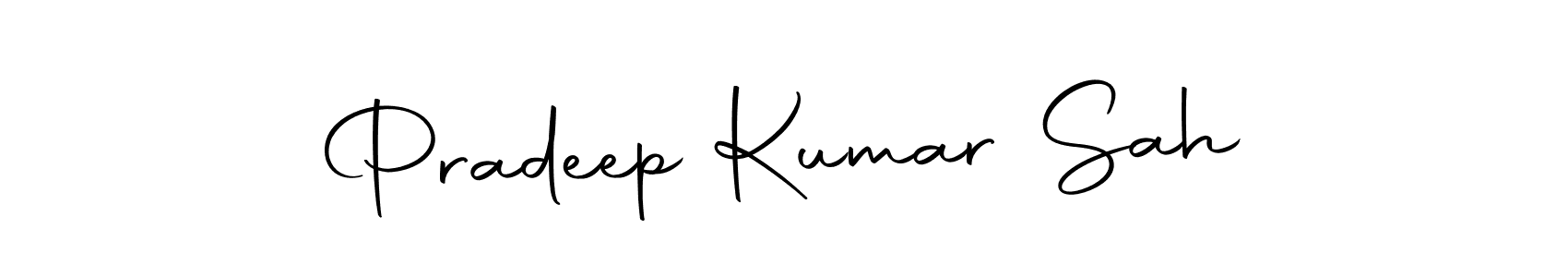 Make a beautiful signature design for name Pradeep Kumar Sah. With this signature (Autography-DOLnW) style, you can create a handwritten signature for free. Pradeep Kumar Sah signature style 10 images and pictures png