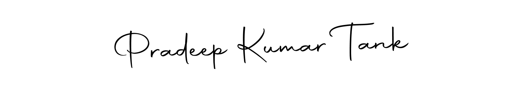Use a signature maker to create a handwritten signature online. With this signature software, you can design (Autography-DOLnW) your own signature for name Pradeep Kumar Tank. Pradeep Kumar Tank signature style 10 images and pictures png
